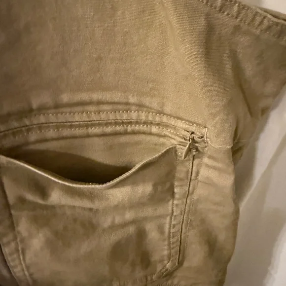 Duluth Trading Co Womens Brown Cargo Overalls durable work wear - Picture 9 of 9